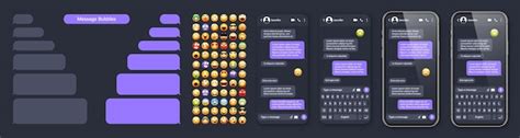rappresentazione stilizzata di un'interfaccia di messaggistica con varie emoji