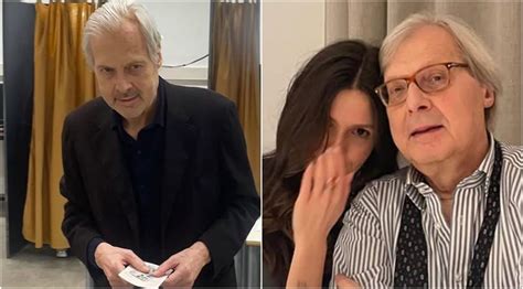 confronto televisivo tra Vittorio Sgarbi e Valentina Nappi in studio