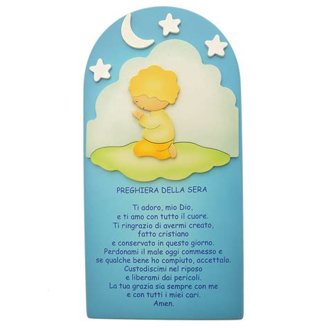 quadretto preghiera neonato