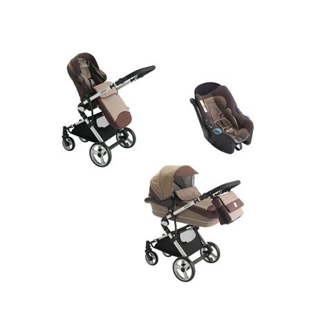 Passeggino modulare configurazione trio