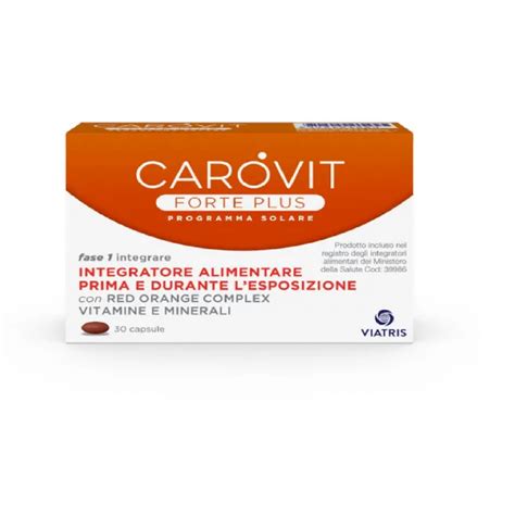 Composizione di Carovit Forte Plus - Ingredienti