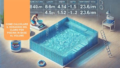 Infografica sulla manutenzione periodica dell'acqua: test del pH, dosaggio cloro e pulizia del filtro