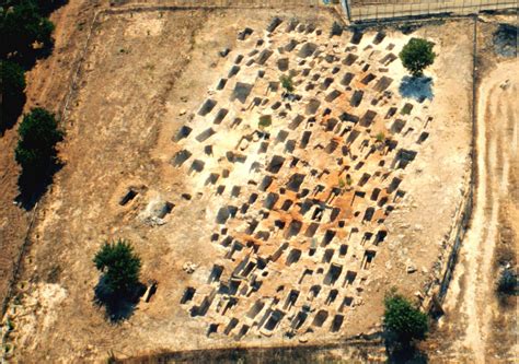 Veduta aerea del sito archeologico di 'Ein Qashish