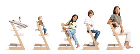 fotografia storica della sedia Stokke Tripp Trapp originale del 1972
