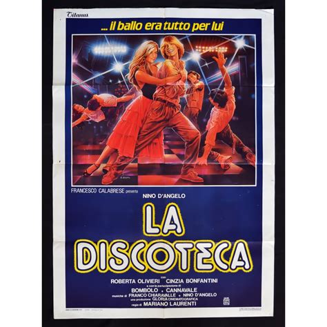 Manifesto di una discoteca italiana degli anni '70