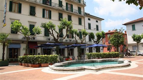 mappa concettuale del centro di Montecatini Terme con indicazione dei punti ristoro