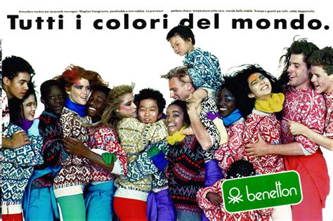 Campagna pubblicitaria Benetton con bambini di diverse etnie