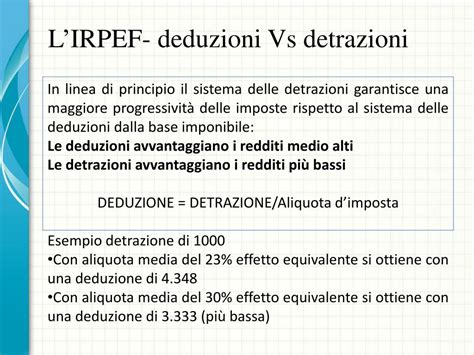 Schema Flusso Calcolo IRPEF con Deduzioni e Detrazioni