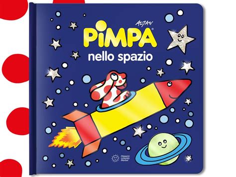 Pimpa vola con il razzo Egidio