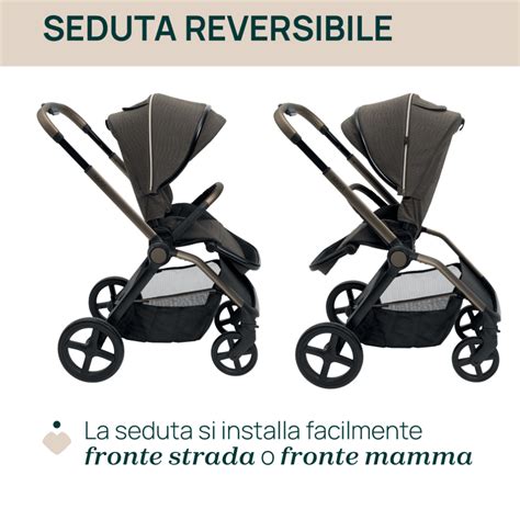 Passeggino in legno antico e moderno a confronto