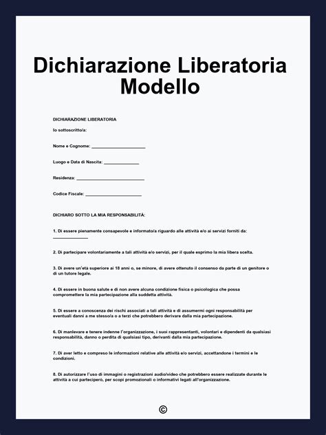 Dichiarazione ufficiale dell'ospedale