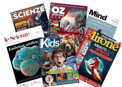 Copertine di riviste scientifiche con pubblicazioni del Professor Ciucci