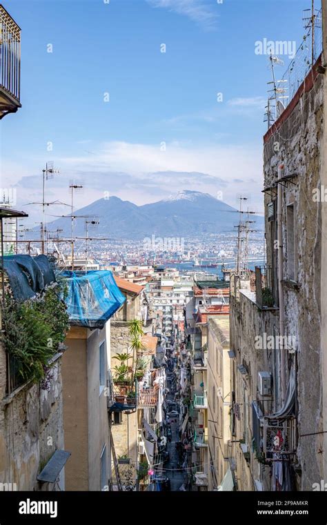 veduta panoramica dei Quartieri Spagnoli a Napoli