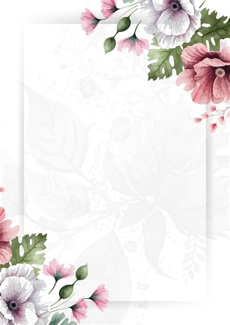 esempio di invito con decorazione floreale in tonalità rosa pastello