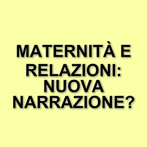 riflessione sulla solitudine e maternità