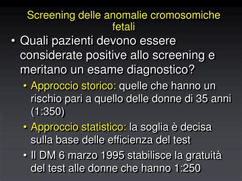 Anomalie cromosomiche fetali