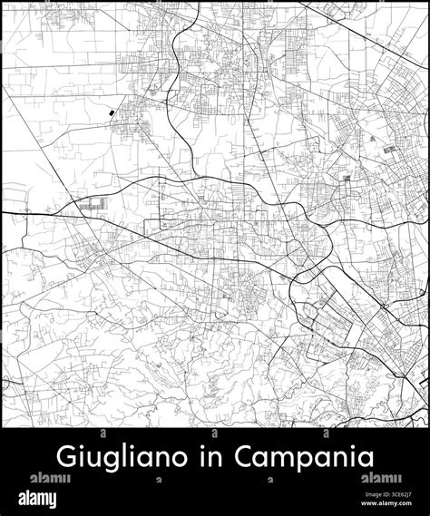 Map highlighting Giugliano in Campania