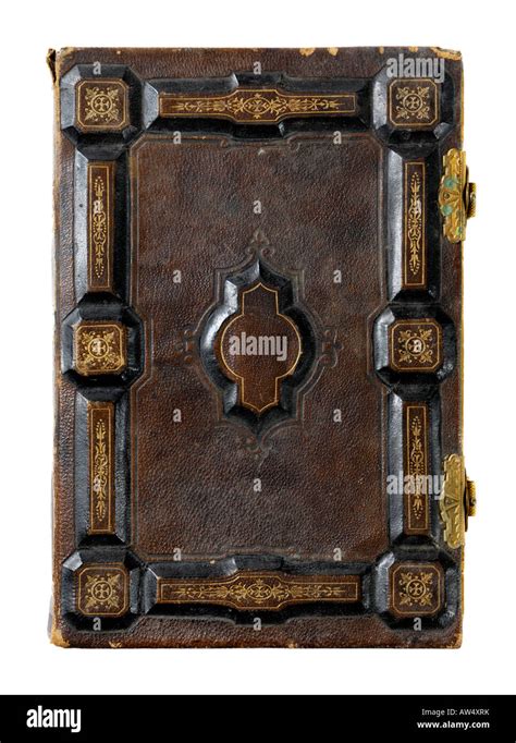 Un libro antico con copertina in pelle