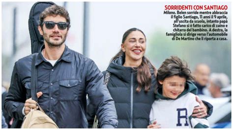 Belen Rodriguez con il figlio Santiago