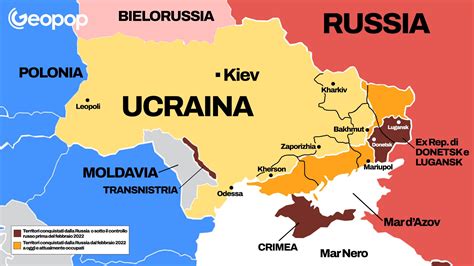mappa delle zone maggiormente colpite in Ucraina con focus sugli ospedali