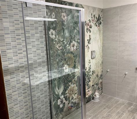 Carta da parati resistente all'acqua in bagno