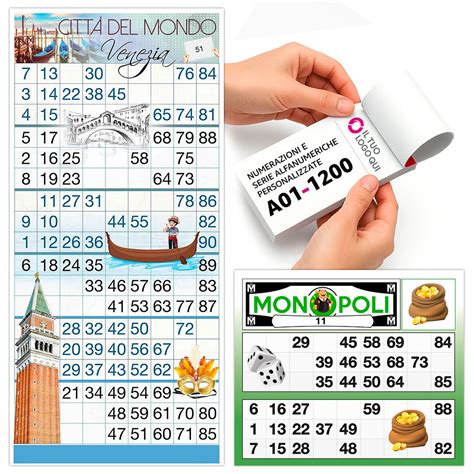 Cartelle per il bingo dei regali
