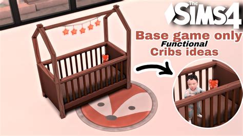 The Sims 4 infant sim glitching out of crib