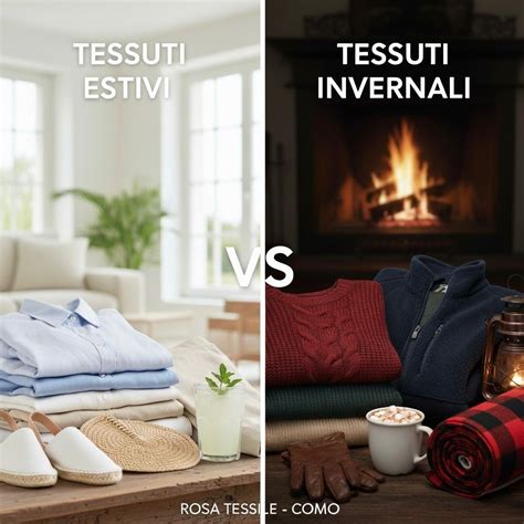 Diagramma comparativo tra tessuti estivi in mesh e imbottiture invernali in peluche
