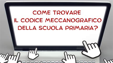 Esempio schematico di un codice meccanografico e le sue componenti principali