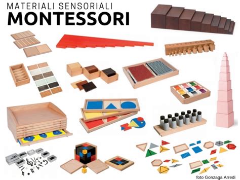 foto di materiale didattico creativo e sensoriale utilizzato nelle aule