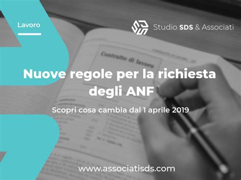 mappa procedurale per la richiesta ANF