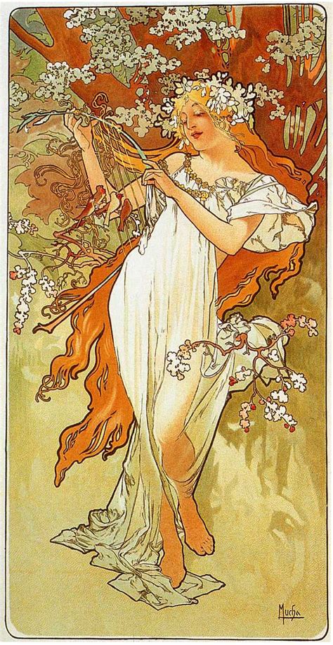 Primavera di Alfons Mucha
