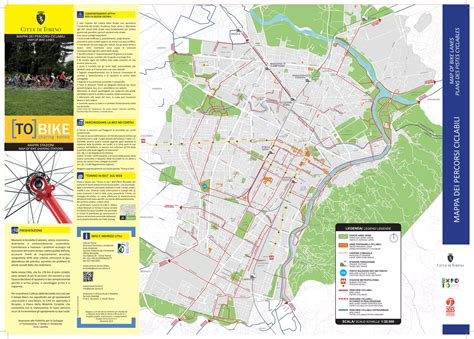 Mappa schematica dei percorsi ciclabili e punti noleggio nel mantovano