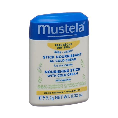 Infographic on natural ingredients percentage in Mustela Stick