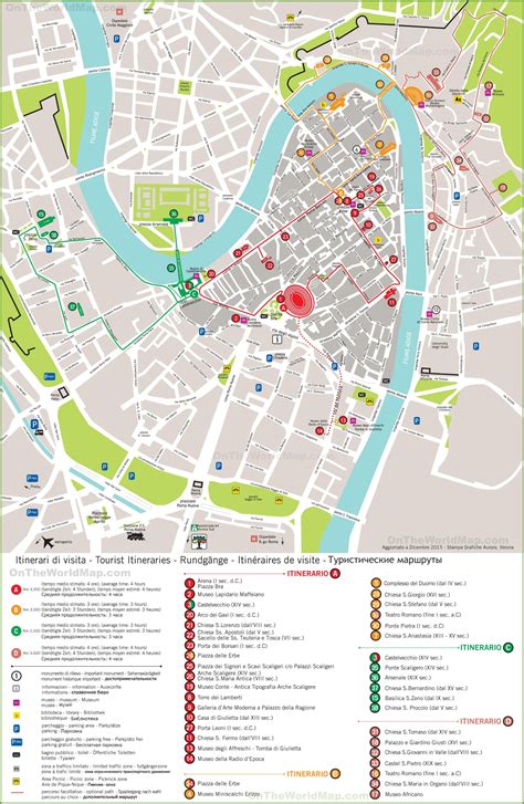 Mappa dei centri diagnostici a Verona con indicazioni