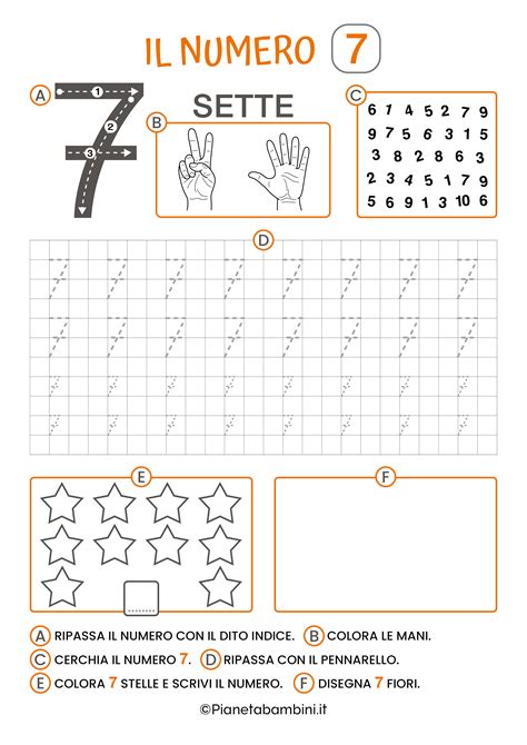 esempio di scheda didattica con numeri e spazi vuoti per il disegno del coccodrillo