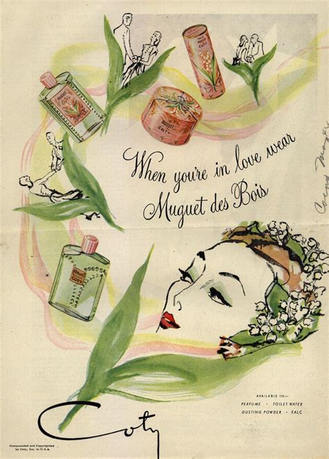 Pubblicità vintage di cosmetici