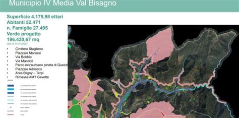 Mappa del Municipio 4 Media Val Bisagno, Genova