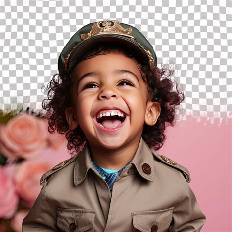 Bambino con abiti colorati in stile nordico