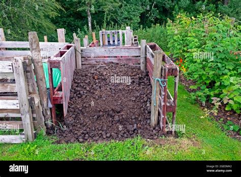 Cumulo di compostaggio di letame