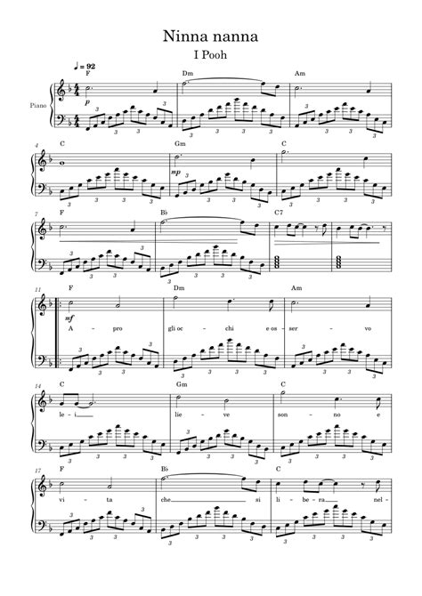 Ninna Nanna Soleandro sheet music or historical illustration