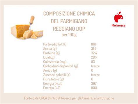 Infografica benefici nutrizionali del formaggio