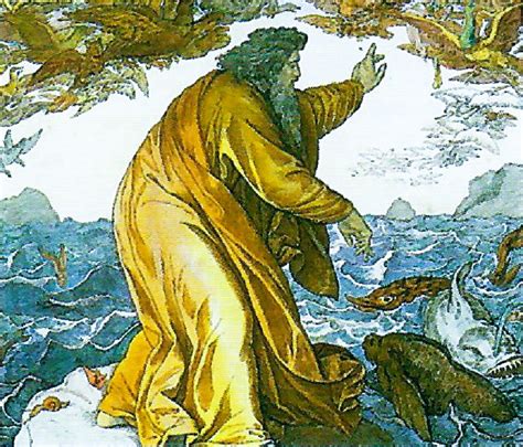 rappresentazione allegorica del caos e della creazione del mondo