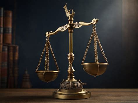 Bilancia della giustizia e carte processuali