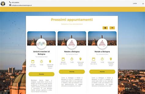 Interfaccia utente di una piattaforma di prenotazione medica online