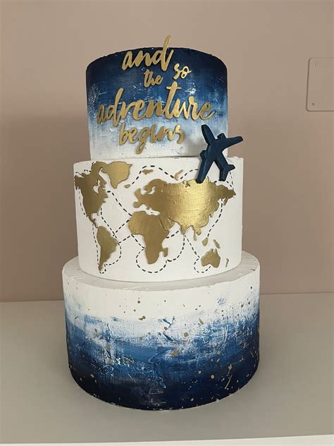 Torta di compleanno a tema avventura per bambini