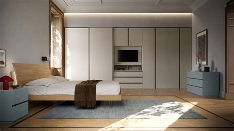 infografica sulla disposizione dei mobili essenziali in una camera da letto piccola con culla