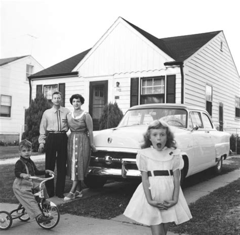 Famiglia americana idealizzata negli anni '50