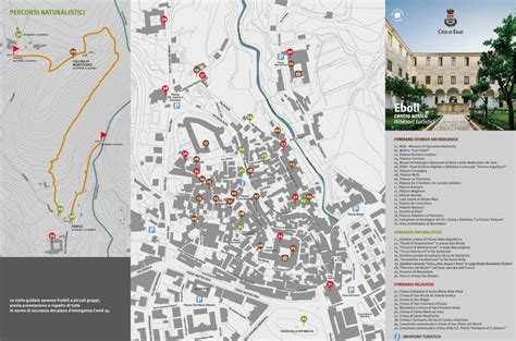 mappa del borgo antico di Noha con i siti di interesse