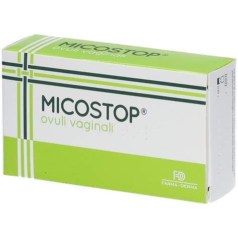 confezione di ovuli vaginali Micostop